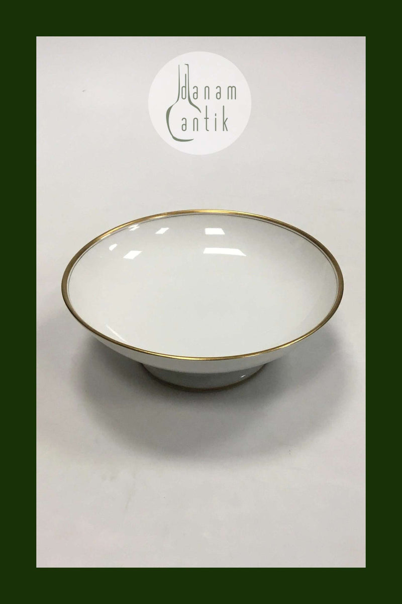 Royal Copenhagen Stel Nr. 1222 Rund skål på fod No 9269