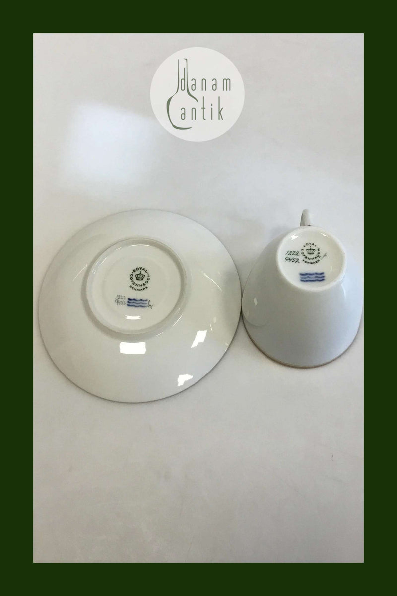 Royal Copenhagen Stel Nr. 1222 Kaffekop No 9452
