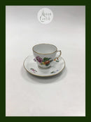 Royal Copenhagen Saxon Light Flower Coffee cup with saucer No 1870