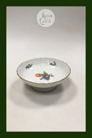 Royal Copenhagen Saksisk Blomst Let Kageskål på Lav Fod No 1532