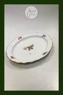 Royal Copenhagen Saxon Flower Light Oval Serving Dish No. 1556