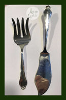 Carl M Cohr Sølv Ambrosius Fiskeserveringsæt