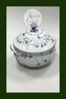 Royal Copenhagen Musselmalet riflet Rund Terrin No 223