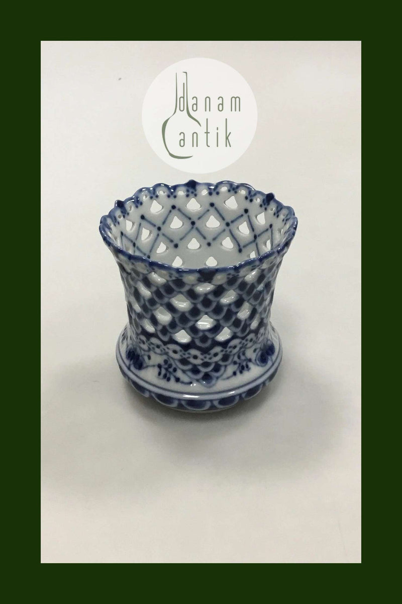 Royal Copenhagen Musselmalet Helblonde Vase/Cigaretbæger No. 369