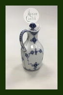 Royal Copenhagen Blaue kannelierte Halb-Londe Vinediction-Flasche Nr. 1180