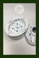 Royal Copenhagen Musselmalet Riflet Ovalt Lågfad No 280