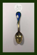 A. Michelsen Juleske 2002 I Forgyldt Sterling Sølv med Emalje