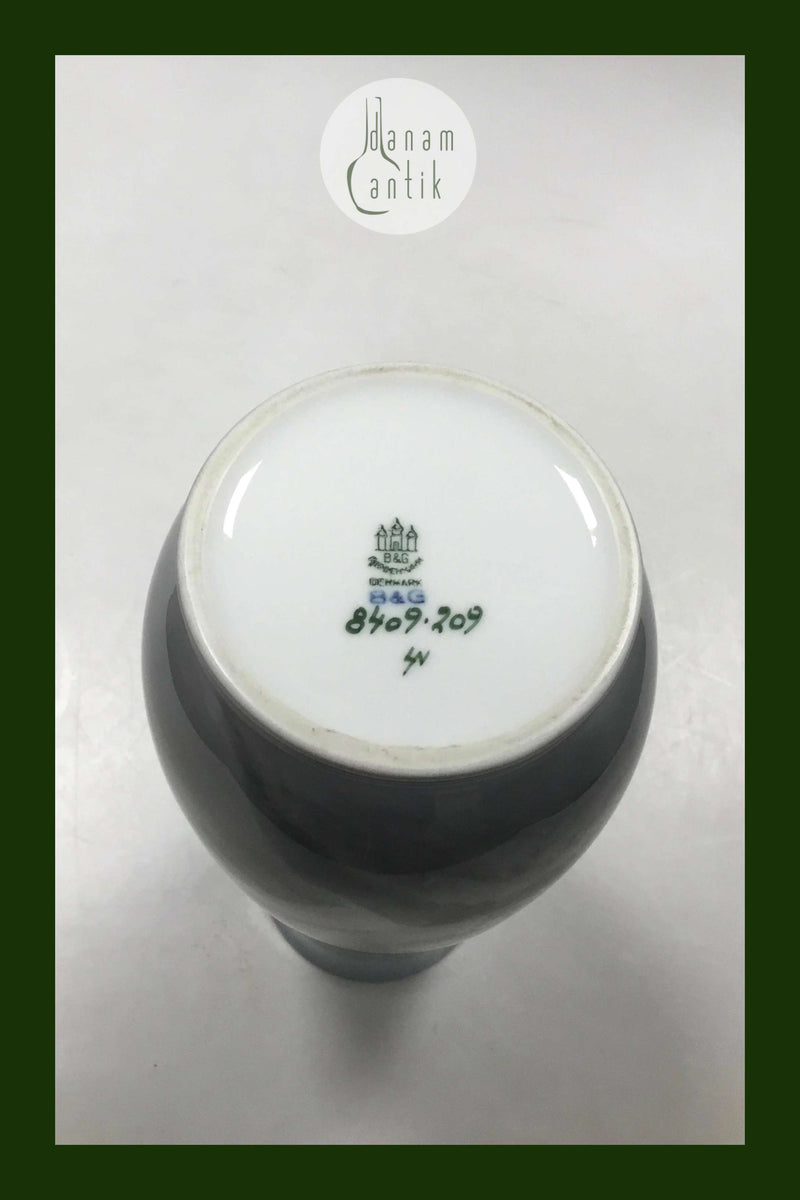 Bing og Grøndahl Art Nouveau vase med landskab no 8409 / 209