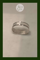 Dänisch Modern Silber Serviettenring in schöne starke Qualität