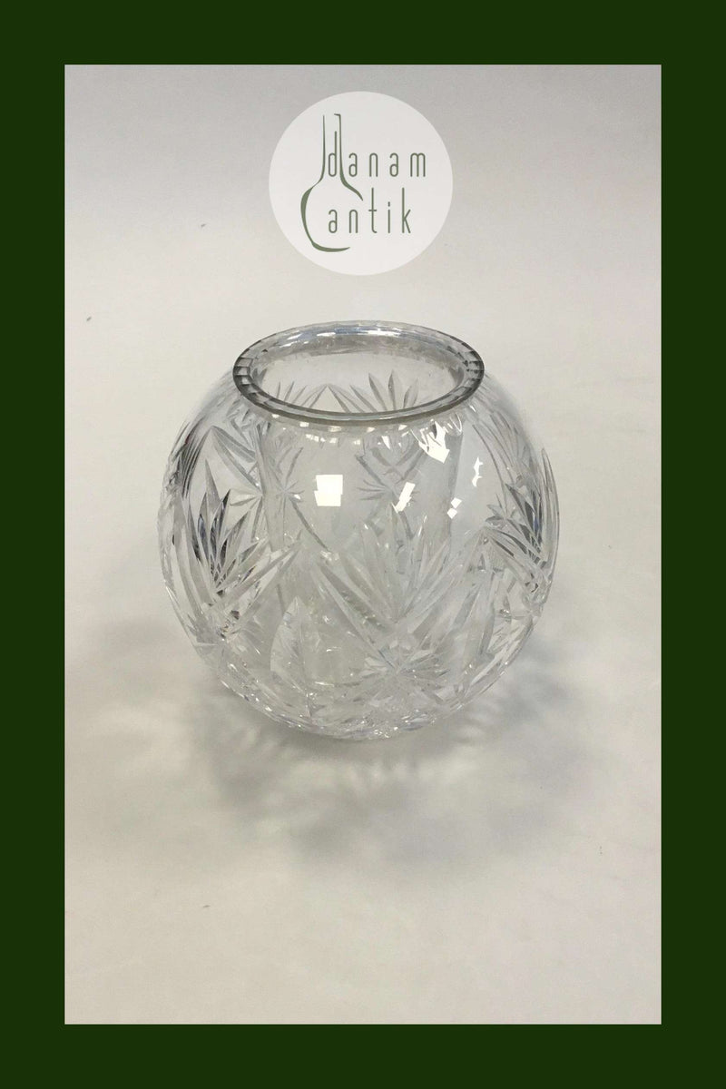 Holmegaard Krystalglas Kugleformet Vase