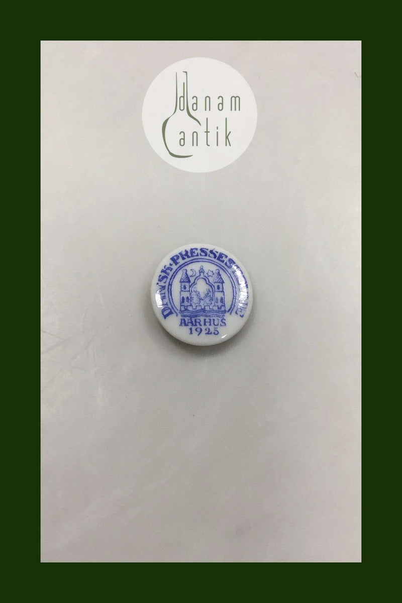Royal Copenhagen Dansk Pressestævne Aarhus 1925 Broche