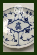 Royal Copenhagen Musselmalet Riflet Asiet med logo No. 429