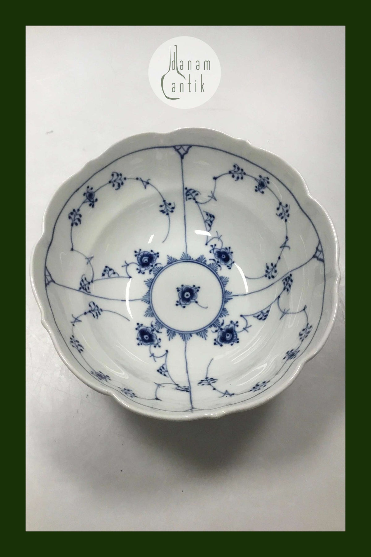 ロイヤルコペンハーゲン ブルーフルーテッドサラダボウル No 191