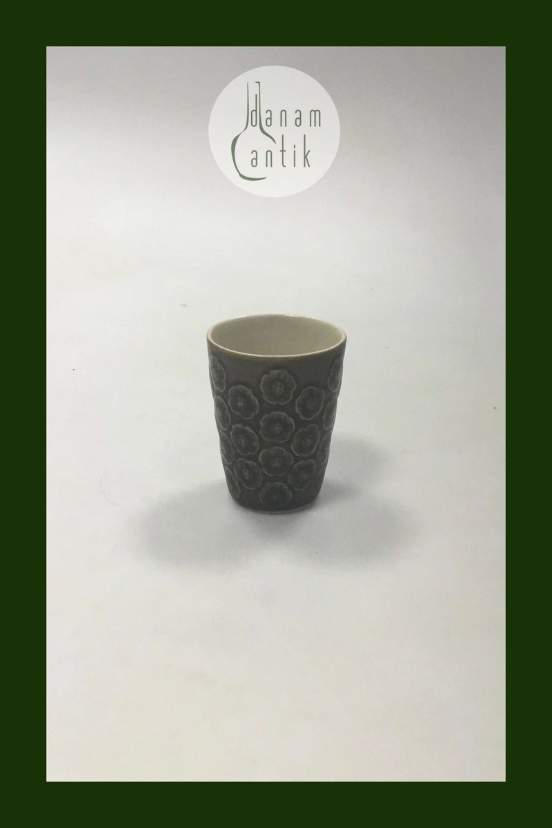 Bing & Grøndahl Jens Quistgaard Stentøj for Kronjyden Snapsebæger/Æggebæger