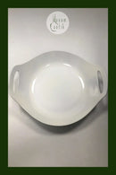 Stor Oliven Grøn emalje Jern fad / skål