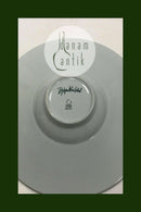 Bjørn Wiinblad for Nymølle round dish with green decoration Dec 84 (3130-84)