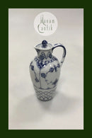 Royal Copenhagen Blue Fluted Full Lace Vinegar Bottle No 1033