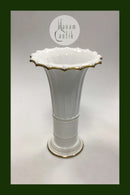 Royal Copenhagen Trompetvase med guld No 21/8569