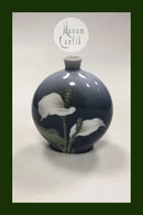 Royal Copenhagen Art Nouveau Vase dekoreret med fredslilje No 271/209B