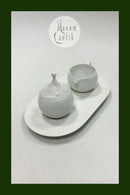 Rosenthal Bjørn Wiinblad The Magic Flute Tray with cream jug and sugar bowl