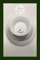 Royal Copenhagen Blaue geriffelte Halbspitzenserviette Nr. 579