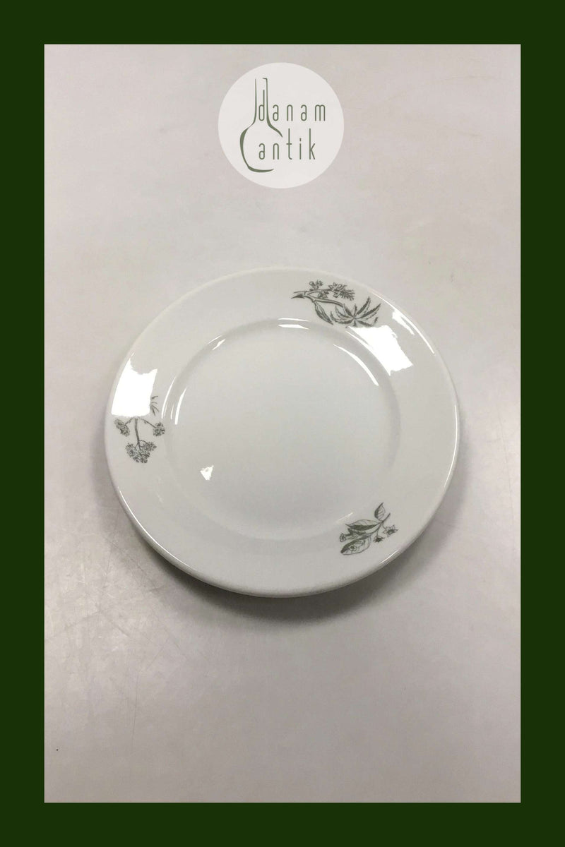 Royal Copenhagen Hotelporcelæn dekoreret med vilde planter Sidetallerken No 6005