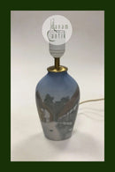 Bing og Grøndahl Art Nouveau Vase omdannet til lampe No 1302/6238