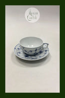 Royal Copenhagen Muschelmalet Riflet Teetasse Nr. 080/082