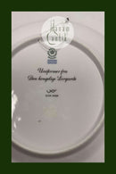 Royal Copenhagen platte Uniformer fra Den Kongelige Livgarde 1685