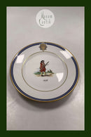 Königlicher Kopenhagener Teller Uniformen der königlichen Leibgarde 1658