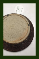 Kingo Keramik Skål med brun dekoration