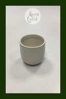 Dänische Vase aus weißem Steingut Unbekannt