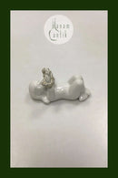 Bing og Grøndahl Figur af Havbarn med guld No. 2314