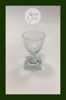 Holmegaard / Kastrup Gorm den Gamle Hvidvinsglas med Wien Antik slibning