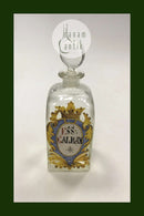 Holmegaard Apotekerflasken, krukke med tekst ESS GALBAN fra 1993