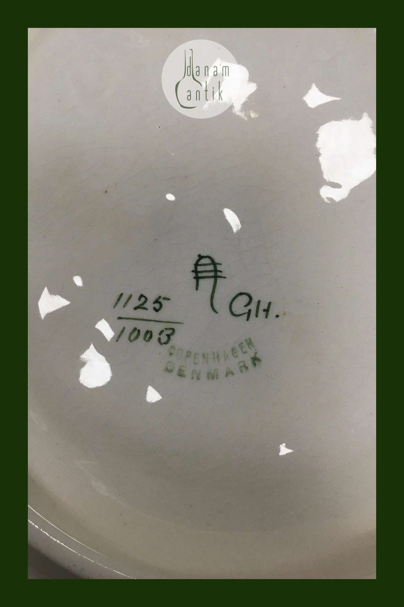 Aluminia Stor Juleplatte fra 1917