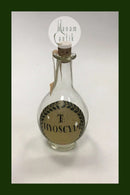 Holmegaard Apotekerflasken, krukke med tekst TR KYOSCYAM fra 1984