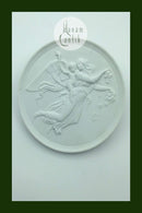 Thorvaldsen: Royal Copenhagen Biscuit Plate "Dagen" No 86