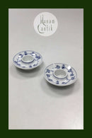 Royal Copenhagen Musselmalet Riflet Lysestager No. 9632