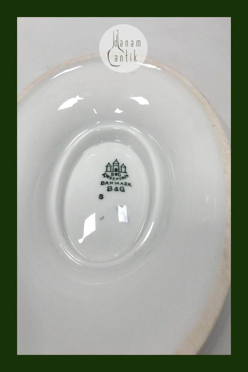 Bing and Grøndahl Sommerfugl med Guld Sovseskål No 8