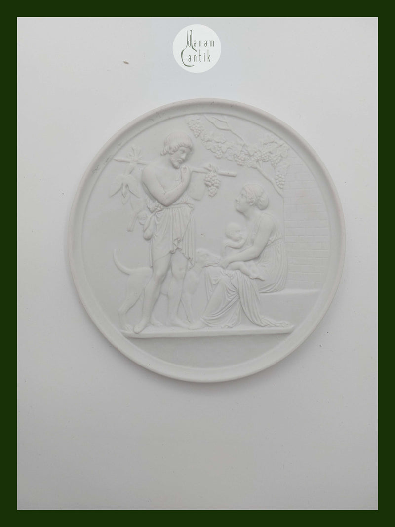 ビング＆グロンダール社製ビスキットプレート マンダム＆オータム 20世紀（No.118)