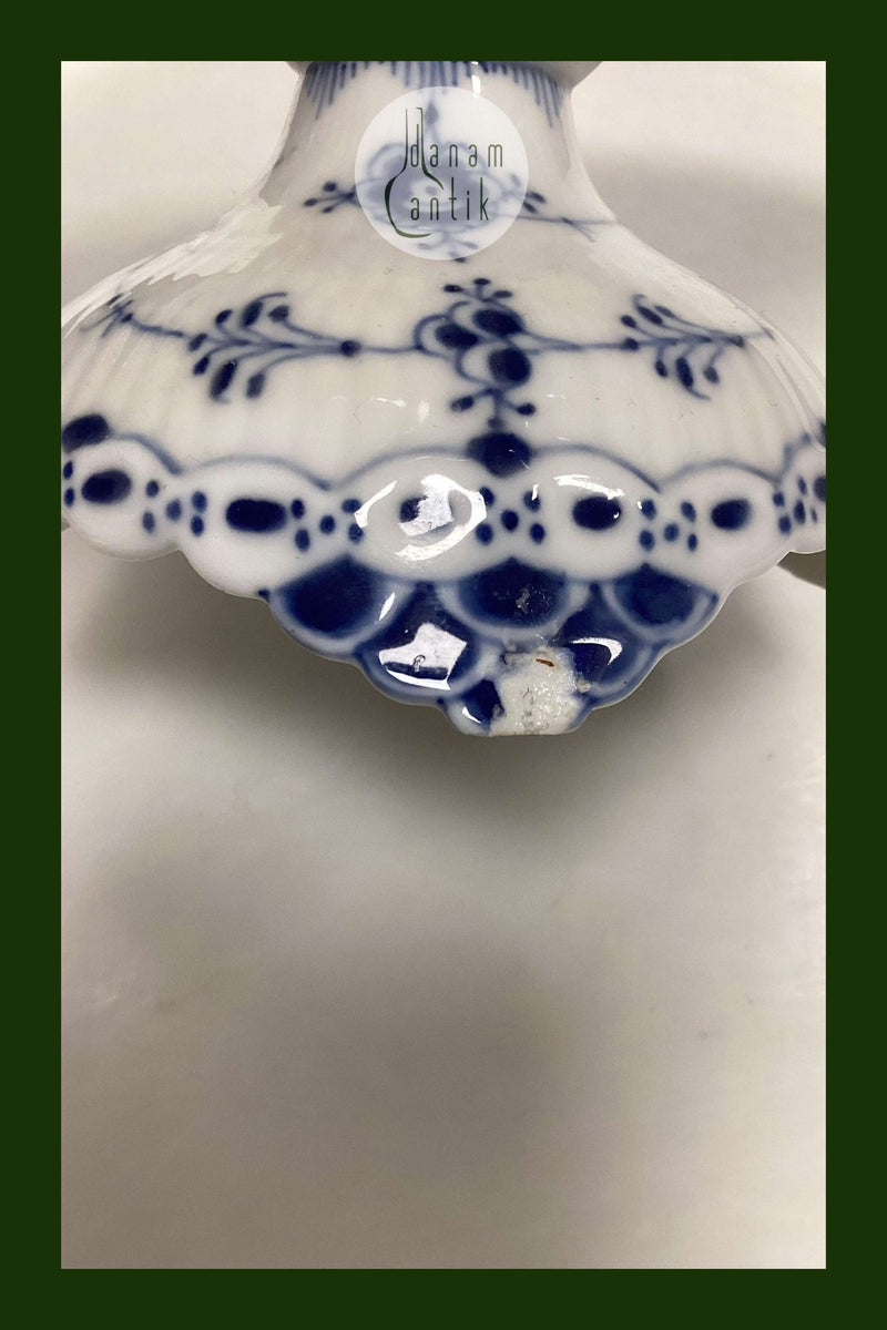 【美品】ロイヤルコペンハーゲン／ブルーフルーテッド ハーフレース ペア ボウル ロイヤルコペンハーゲン ブルーフルーテッド ハーフレース ボウル