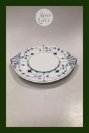 Royal Copenhagen Blaue geriffelte Untertasse Nr. 463