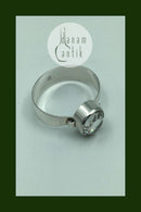 Niels Erik From Sterling Sølv Armring Bjergkrystal