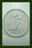 Thorvaldsen: Royal Copenhagen Biscuit Platte "Dagen" (nr. 86)