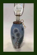 Bing og Grøndahl Art Nouveau Vase / Lampe med Mælkebøtter No. 7916 / 243