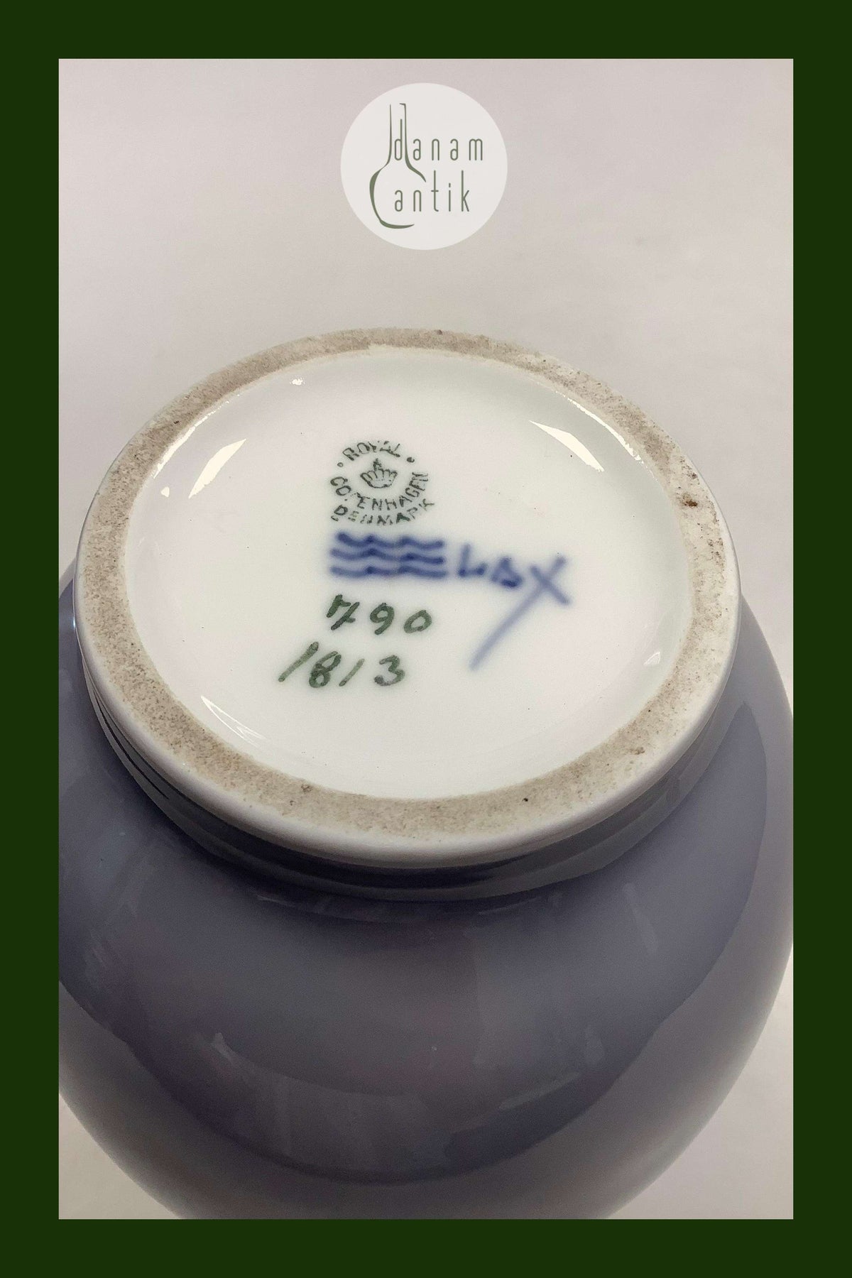 ♦ロイヤルコペンハーゲン 西洋アンティーク アールヌーヴォー 骨董品 ロイヤルコペンハーゲン アールヌーヴォー 花瓶 No.790 / 1813