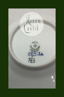 Royal Copenhagen Musselmalet Riflet Sidetallerken No. 423  Måler 13cm / 5.12 inch