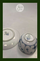 Bing og Grøndahl Blåmalet / Musselmalet Riflet Kaffekopper