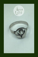 Sten og Laine, Finland, Sterling Sølv Armring, Bjergkrystal